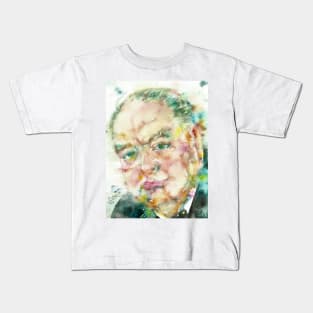 WINSTON CHURCHILL - watercolor portrait .4 Kids T-Shirt